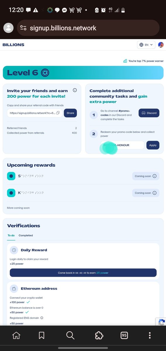Honour Eth TAKER (@iamhonour_eth) on Twitter photo Got the code Legend <a href="/InfluencerDee/">Denise ๐ดโโ ๏ธ</a> thank you so much, stay blessed! always
Big shoutout to <a href="/jgonzalezferrer/">Javi๐ฅฅ.eth</a>, <a href="/billions_ntwk/">Billions</a> manager, appreciate you sir. Love the transparency, the solid comms, and the way youโre steering the community. I truly believe in what you are building! Got the code Legend <a href="/InfluencerDee/">Denise ๐ดโโ ๏ธ</a> thank you so much, stay blessed! always
Big shoutout to <a href="/jgonzalezferrer/">Javi๐ฅฅ.eth</a>, <a href="/billions_ntwk/">Billions</a> manager, appreciate you sir. Love the transparency, the solid comms, and the way youโre steering the community. I truly believe in what you are building!
