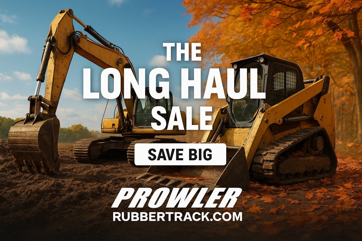 ProwlerTracks's tweet photo. 🔥 Big savings all season long! From now through November, get premium Prowler Rubber Tracks at unbeatable prices. Free shipping nationwide 🇺🇸
Shop now 👉 https://t.co/TNkWE2pmzZ
#ConstructionEquipment #HeavyMachinery #Excavator #TrackLoader #RubberTracks #ContractorLife #JobSiteReady