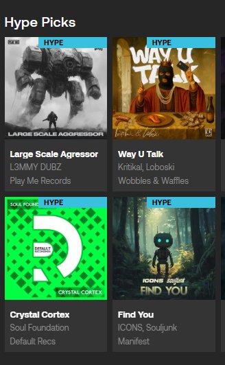 Soul Foundation - Crystal Cortex has been featured on <a href="/beatport/">Beatport</a> Hype Picks out now on <a href="/DefaultRec/">Default Recordings</a> 🔥

#dnb #defaultrecordings #music #release