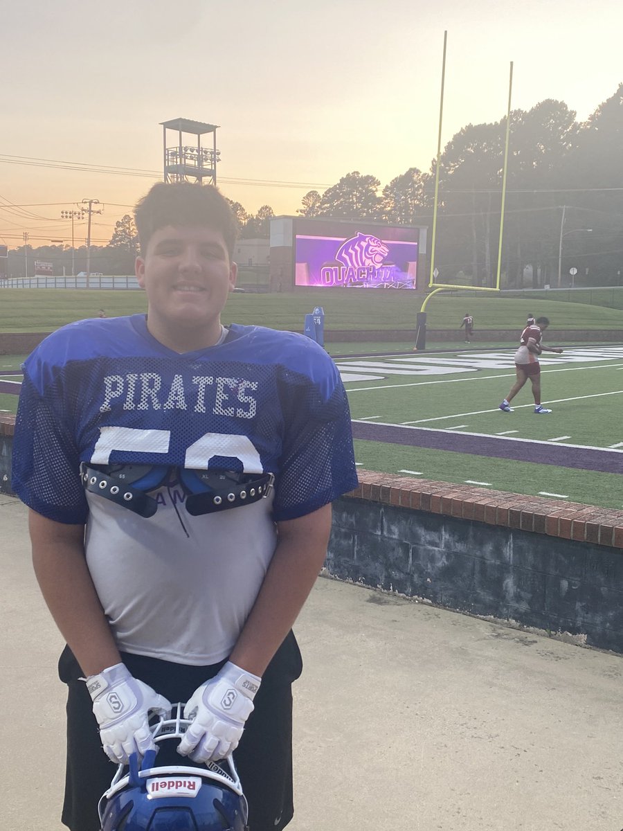 ReaganHolmes52's tweet image. Great day showing off my skills at Ouachita Baptist. Thanks @derbytd @coachshock_OBU @ArRecruitingGuy
