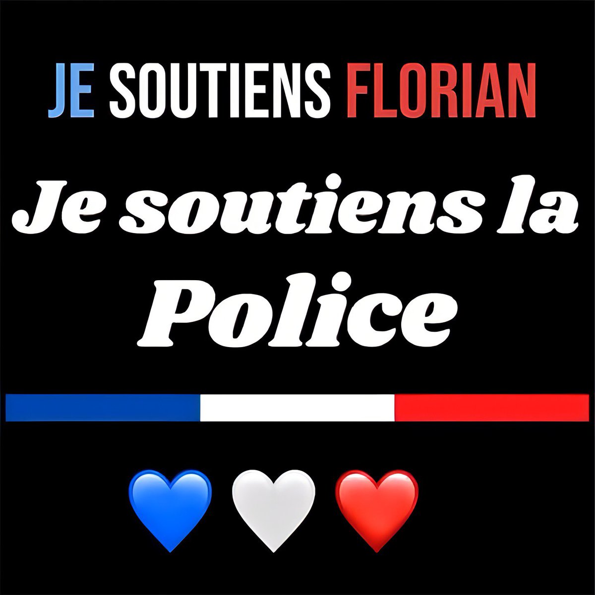 SJallamion's tweet image. Qui aura le courage de partager ? #JeSoutiensFlorian #JeSoutiensLaPolice #AffaireNael
