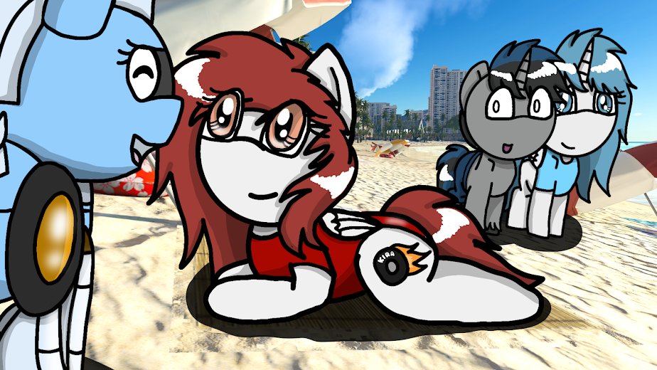 "The day at the beach"
Can't believe it's June already. The bright side of it, it's Kira's favorite month.

She loves the summer heat and have refreshing baths at the beach or pools. Did you know her birthday is on June 21st?
