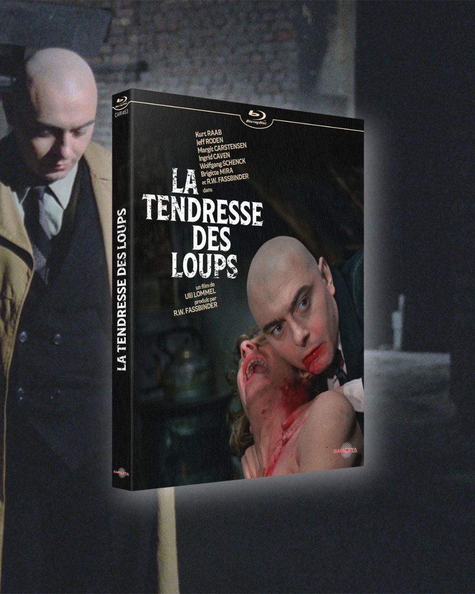 CarlottaFilms's tweet photo. [Sortie vidéo] 2e sortie du jour : le Blu-ray de LA TENDRESSE DES LOUPS de #UlliLommel ! Au carrefour des œuvres de #FritzLang et de #RWFassbinder (qui produit d’ailleurs le film), LA TENDRESSE DES LOUPS vous attend sur : https://t.co/FKHRqDjym8 https://t.co/0dMYniaIrP