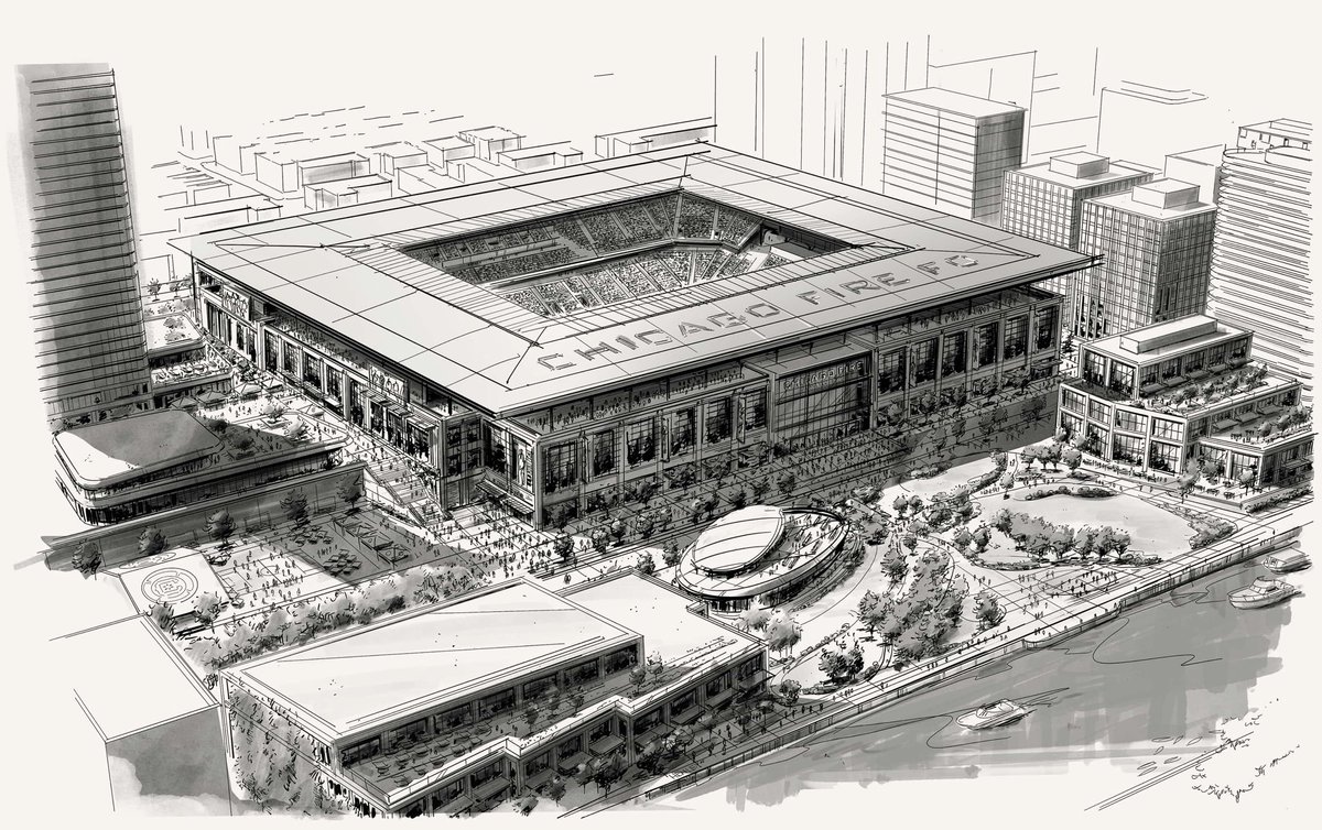 Chicago stadium news: The Fire have unveiled plans for a privately-funded, 22,000-seat stadium in The 78 — where the White Sox explored a new development — to open in 2028. A major project with potential ripples for the White Sox and Bears in their respective site explorations.
