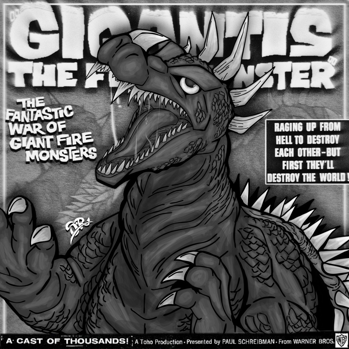 StuResurgence's tweet photo. Kaiju Portraits: Anguirus (1955)
#anguirus #godzilla #godzillaraidsagain #art #artistontwitter #2dart #ゴジラ #ゴジラ1955 https://t.co/PzaxtG7TTb