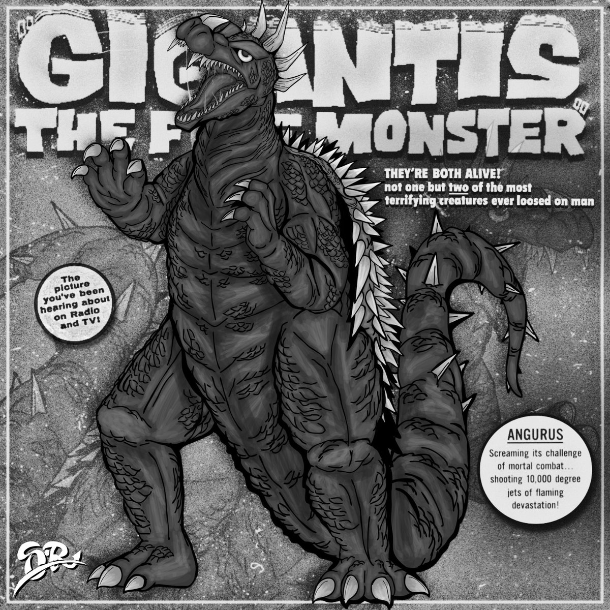 StuResurgence's tweet photo. Kaiju Portraits: Anguirus (1955)
#anguirus #godzilla #godzillaraidsagain #art #artistontwitter #2dart #ゴジラ #ゴジラ1955 https://t.co/PzaxtG7TTb