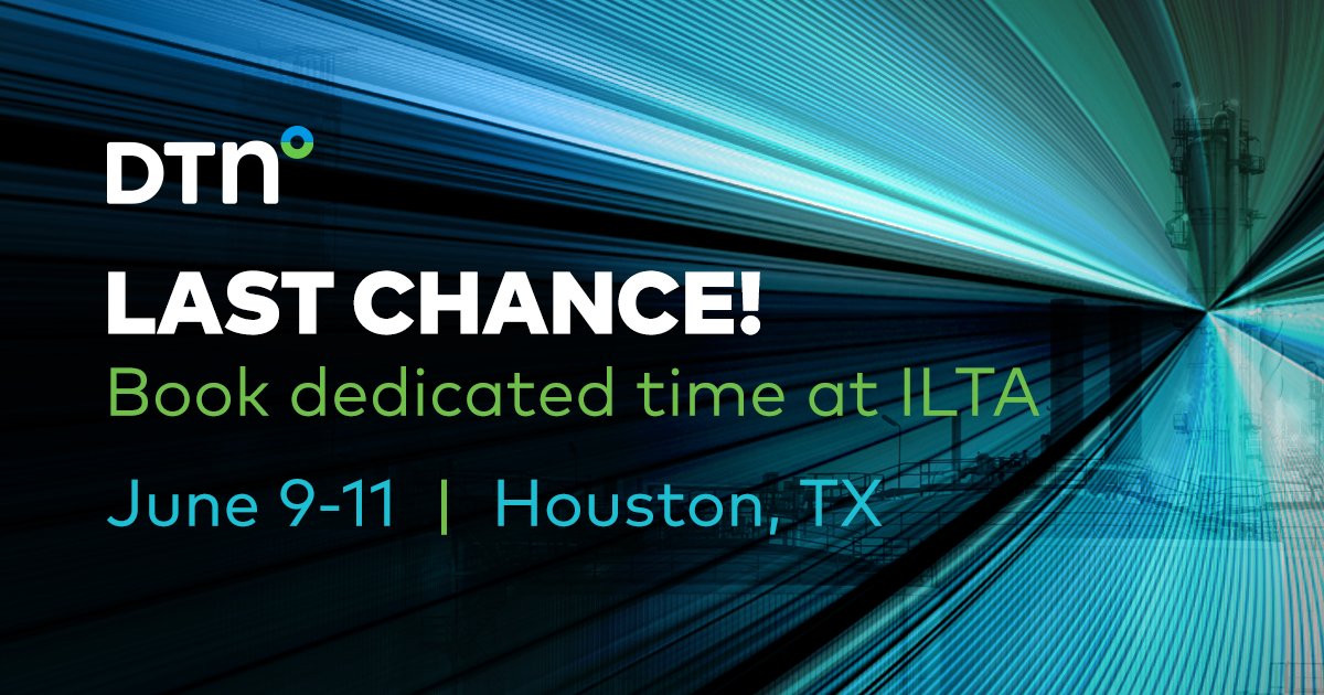 DTNMarkets's tweet photo. The #energy is high ahead of #ILTA2025 next week! We have a few 1:1 times still available, book yours before landing in #Houston & see how our DTN supports more accurate & efficient business: https://t.co/D4MWWqrsHs
#FuelIntelligence #tradeshows #RefinedFuels #fuel #OilAndGas https://t.co/whjTr9Lt7D