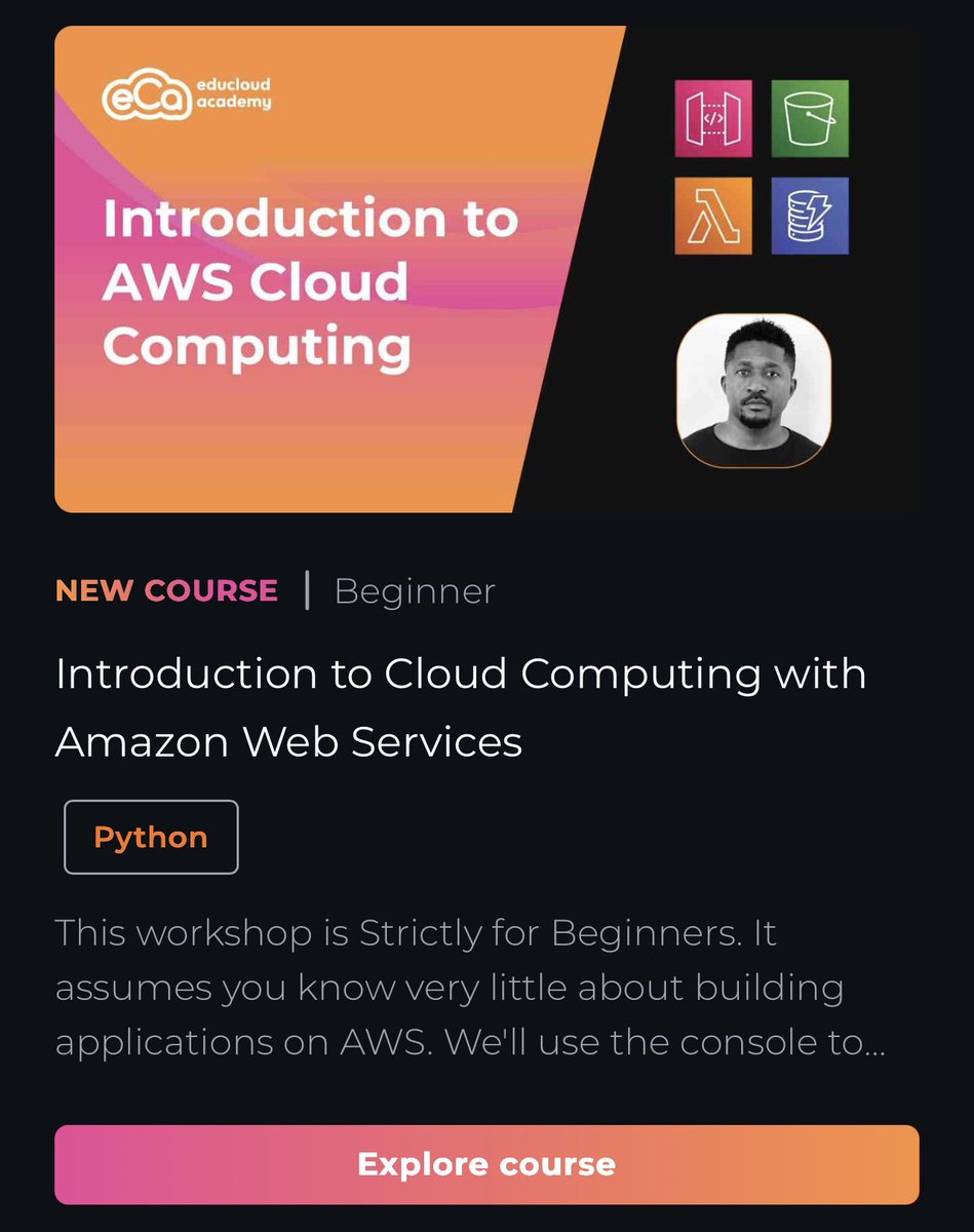 We’ve updated this workshop with one more section on Educloud Academy 

Creating a Rest API from the console.
————————————————————
It’s very beginner friendly. 

Please share with anyone starting their cloud journey.
Everything is done on the AWS Console.