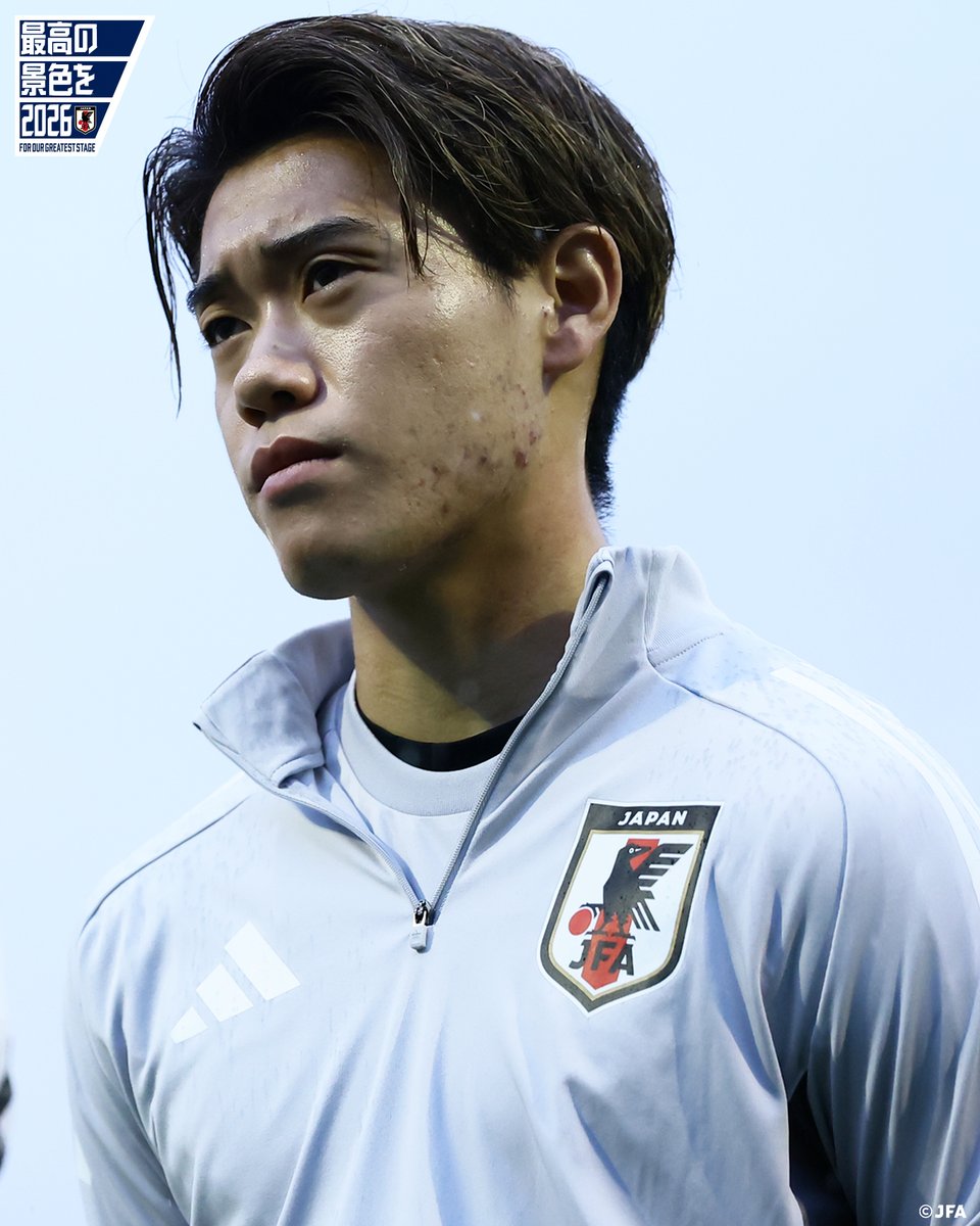🔹𝗦𝗔𝗠𝗨𝗥𝗔𝗜 𝗕𝗟𝗨𝗘🔹 初招集🇯🇵✨ #俵積田晃太(FC東京