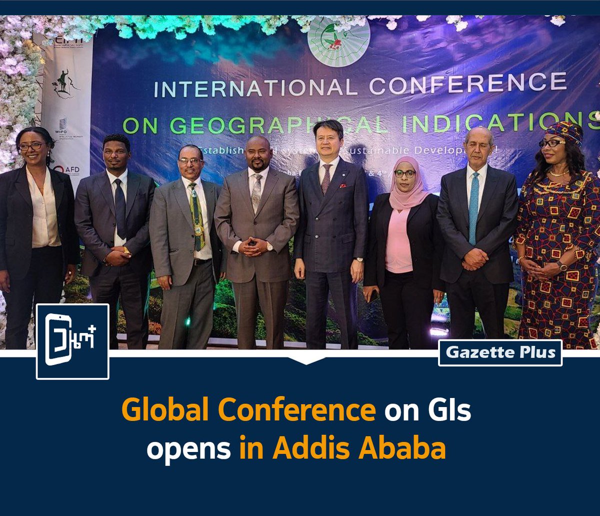 GazettePlusET's tweet image. 🌍 Ethiopia hosts global experts to discuss #GeographicalIndications (GIs) &amp;amp; their role in sustainable development, rural empowerment, and cultural preservation

#GIshttps://www.facebook.com/share/p/1Bhsh4fJbF/

#Ethiopia #IntellectualProperty #WIPO #Innovation #Culture #trade