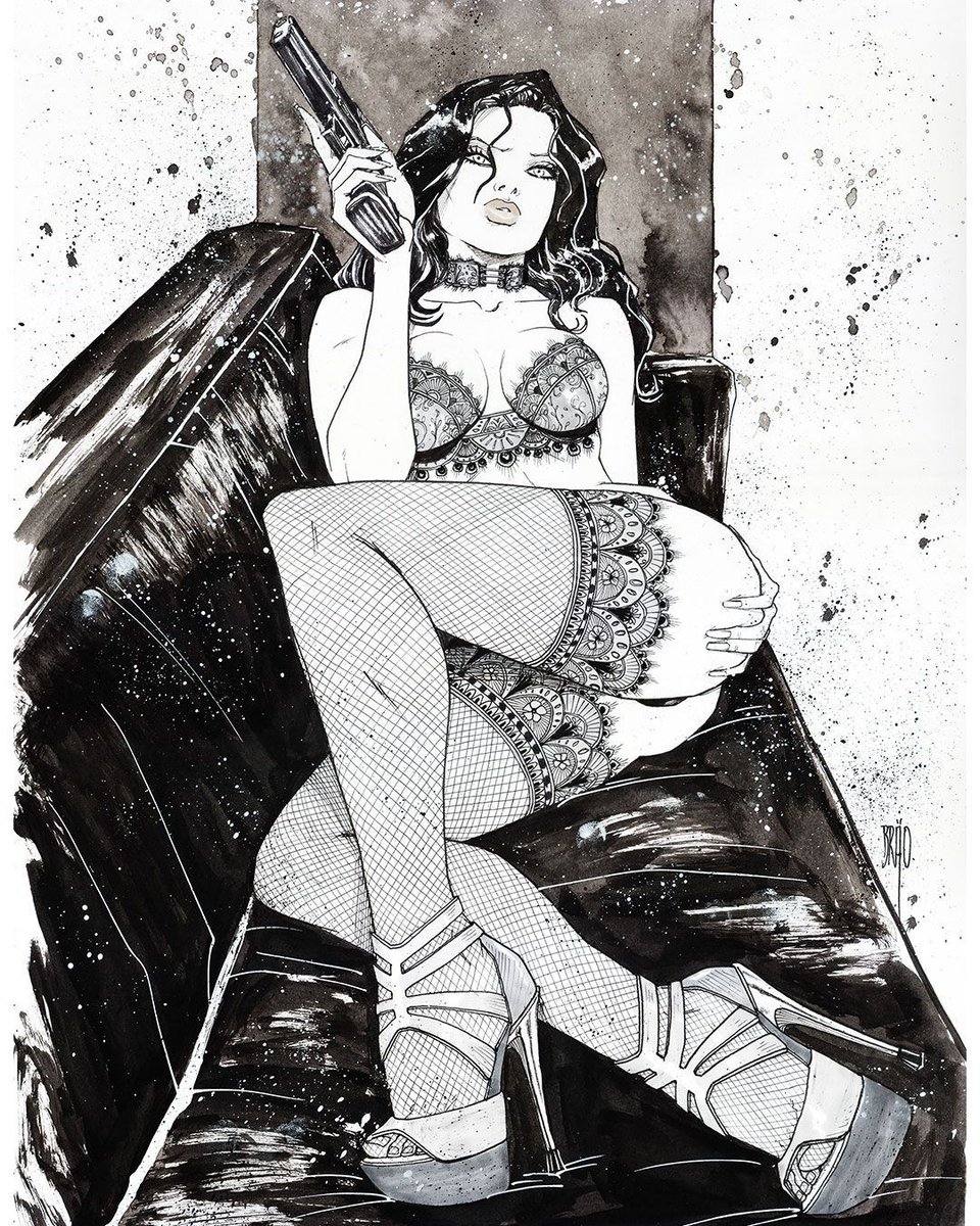 BRAO_art's tweet photo. Gun Honey commission https://t.co/Mcck4Ir8xe