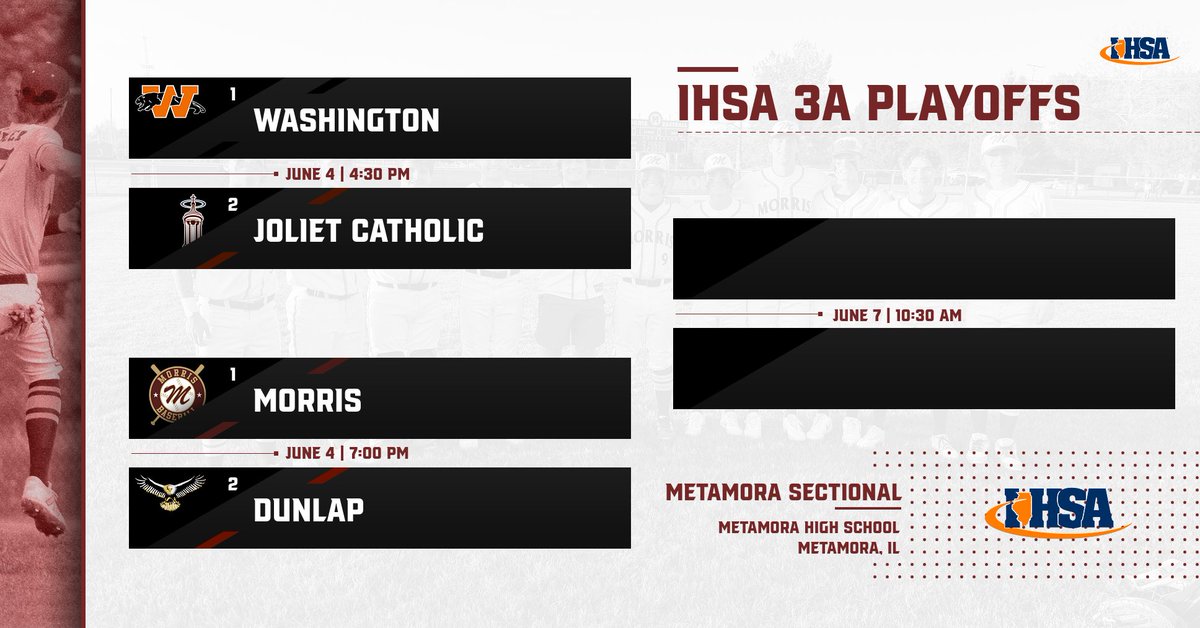 Sectionals start tomorrow in Metamora. 

Varsity opens play against Dunlap at 7:00 pm. If you can make the trip, come out and show your support! Tickets can be purchased digitally on GOFAN for $7 or cash at the gate for $8.