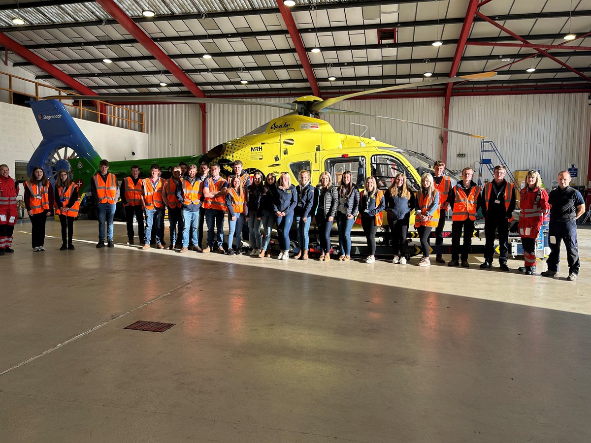 A big #thankyou to Vale of Alford Young Farmers who recently stopped by our Aberdeen base to learn more about our vital work and how their fundraising saves lives in Scotland. 🚁

If you'd like to help us launch a new air ambulance, just click here: scaa.org.uk/support-us/fun…