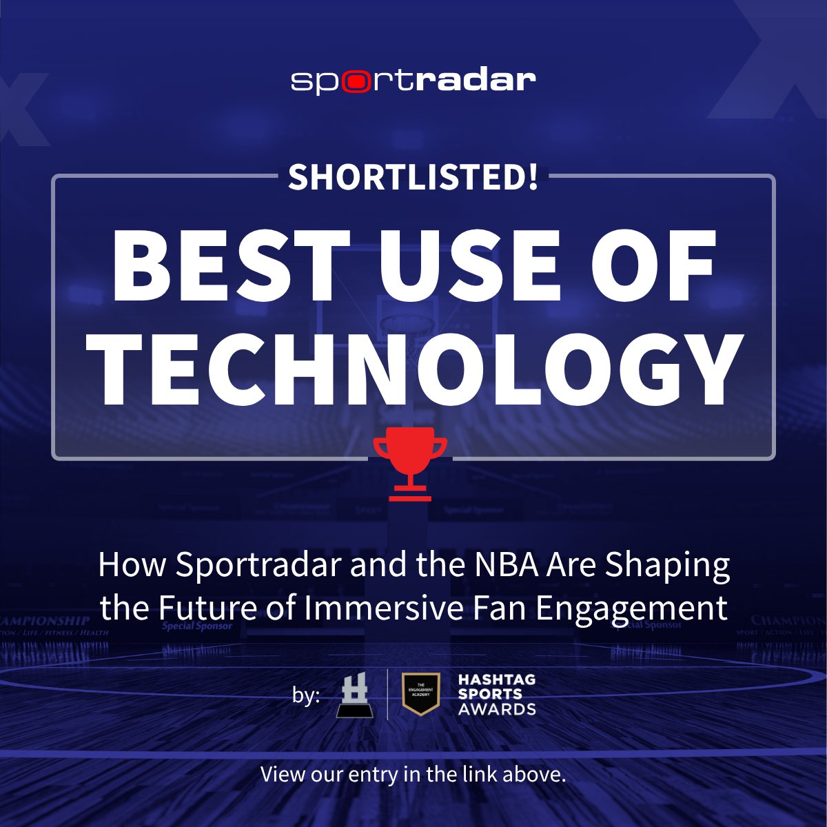 Sportradar (@sportradar) on Twitter photo 🚨Shortlisted! 🏆
We've been shortlisted by <a href="/HashtagSports/">Hashtag Sports</a> for:
BEST USE OF TECHNOLOGY❗
View our entry to learn how our industry-leading solutions are creating more immersive, personalized experiences for #NBA fans.
🏆🏀 ow.ly/LiTG50W2YaX 🚨Shortlisted! 🏆
We've been shortlisted by <a href="/HashtagSports/">Hashtag Sports</a> for:
BEST USE OF TECHNOLOGY❗
View our entry to learn how our industry-leading solutions are creating more immersive, personalized experiences for #NBA fans.
🏆🏀 ow.ly/LiTG50W2YaX
