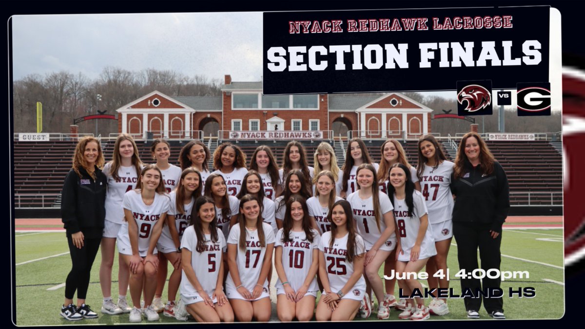 Tomorrow our Girls Lacrosse team competes in the Sectional Championship Game against Rye.  The game starts at 4pm at Lakeland HS.  Come support this talented team in what promises to be the game of the year: