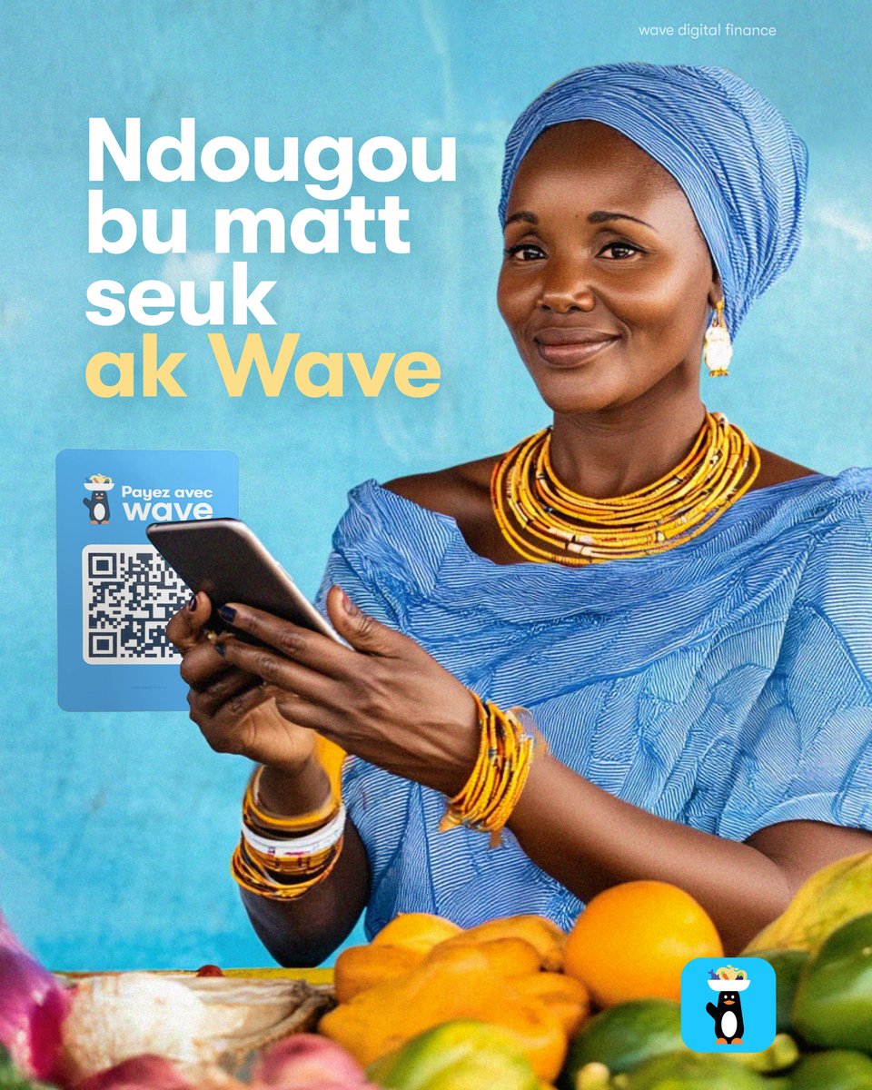 Faites vos courses de la Tabaski dès maintenant et payez en toute sécurité avec Wave. 📲

Pratique, rapide et sans frais. 💙
Di ndougou, di xoos, di happy. 🎁

#Waveko #tabaski2025 #feyelakwave