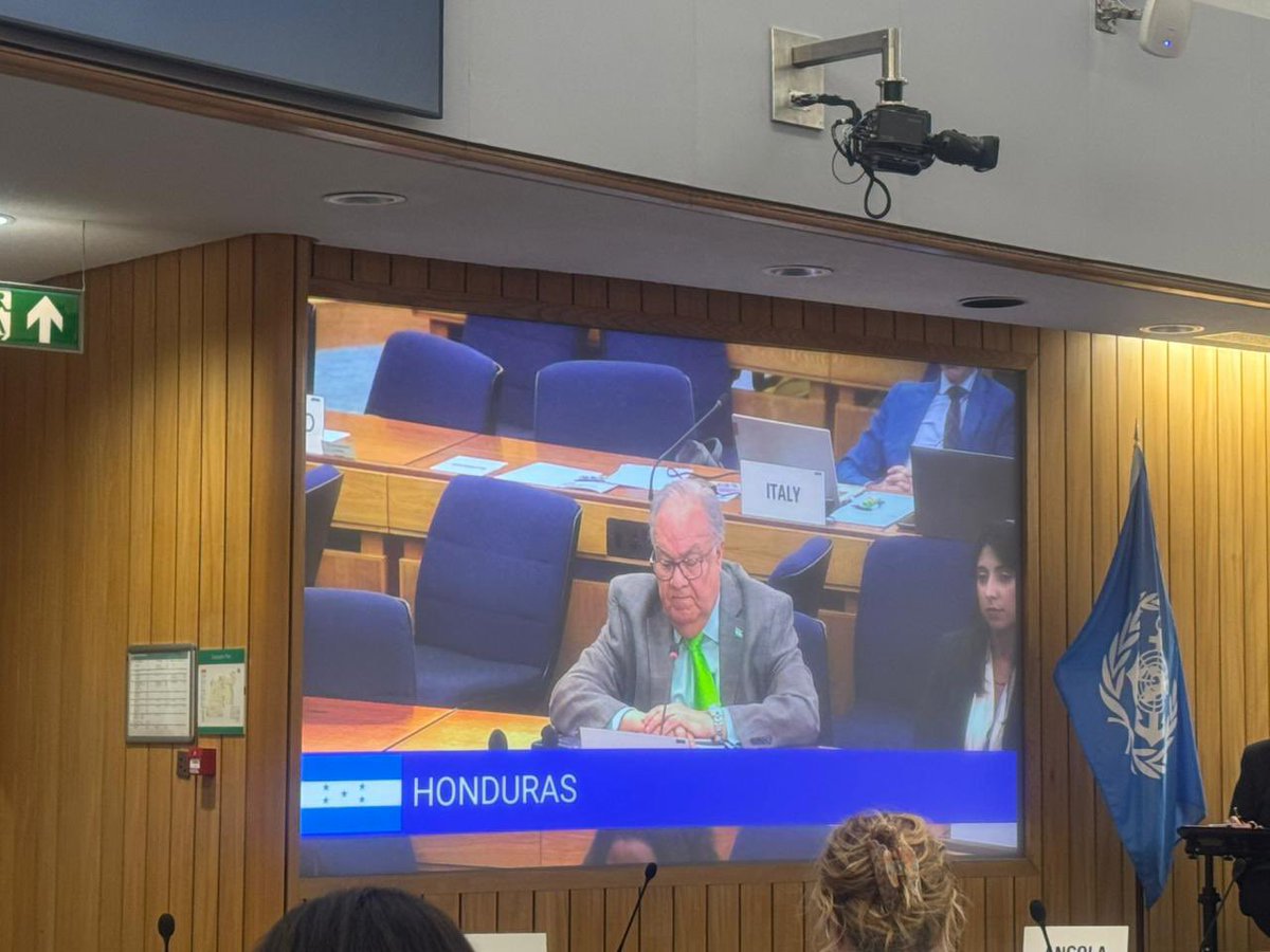 The Permanent Representative of Honduras to the International Maritime Organization IMO Ambassador Ivan Romero Martínez supported this morning a resolution in the 75th session of the Technical Cooperation Committee to strengthen the participation of Women in all areas of the