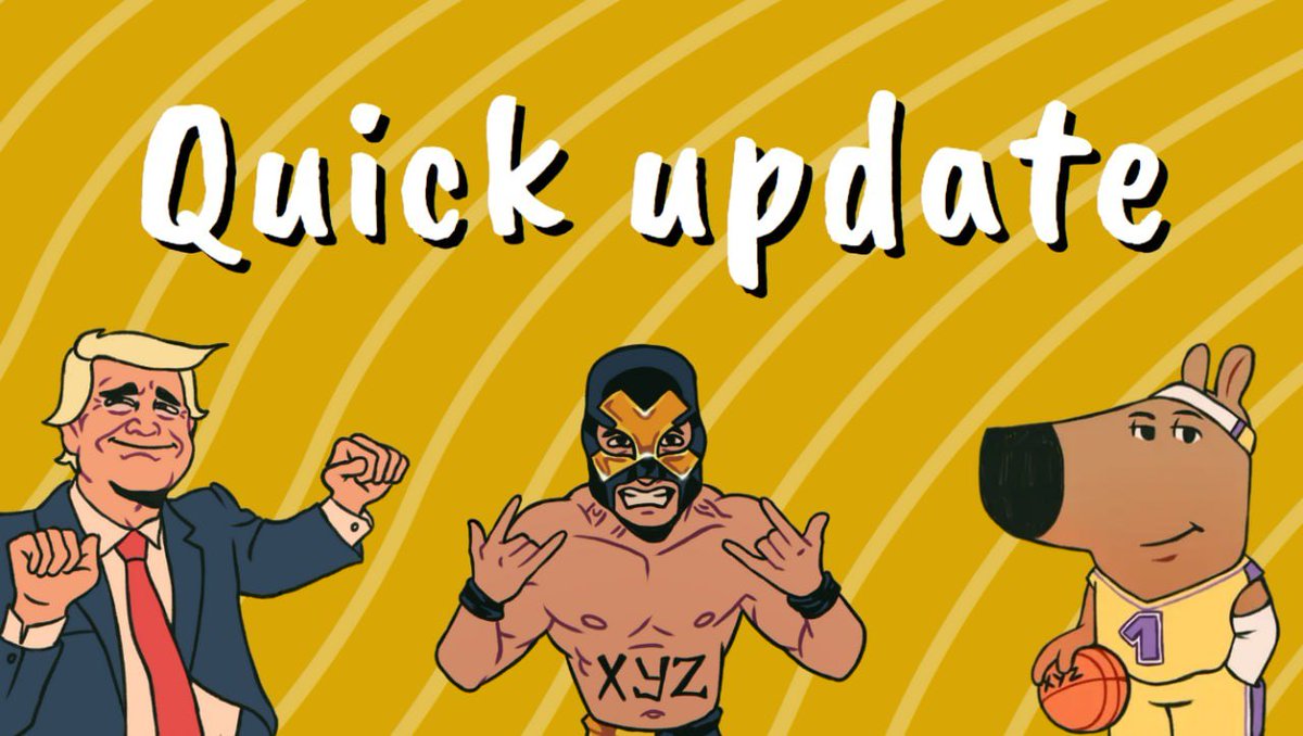Hey XYZ Fam,

The team has decided to move the token launch to the second half of 2025 — and here’s why:

🔸We’re finally seeing the presale picking up speed.
🔸We have a bunch of new key partnerships lined up.
🔸The crypto market is under pressure right now (hello, tariffs) and
