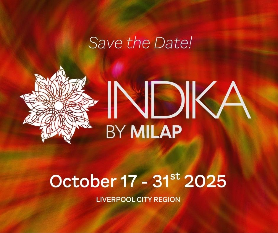 SAVE THE DATE!✨

Chiming with Milap’s 40th Anniversary, INDIKA Festival will return to Liverpool this October with a fresh expanded lineup of Indian music, dance and culture events.

⭐️ 17TH - 31ST OCTOBER ⭐️

For more info &amp; first wave of artists:
linktr.ee/milapofficial?…