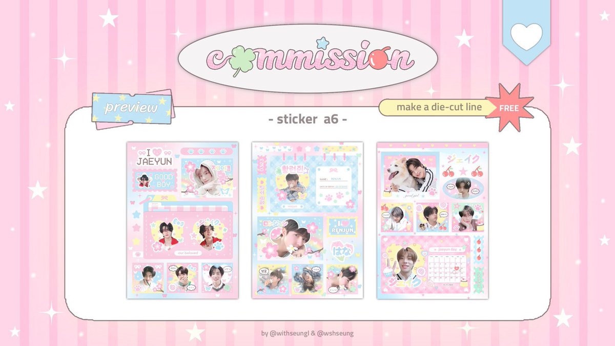 withseungl's tweet photo. 𐙚 — kindly rt ⊹
🗓️ commission open 🍒
* เริ่มงานคิวแรกวันที่ 5 มิถุนายน *
รายละเอียดงานที่รับทำ & เรทราคา ⸝ ⸝ in mention
♥︎ ระยะเวลา 3-7 วัน ขึ้นอยู่กับงาน ♥︎
ตัวอย่างงาน — #cmswithsl
🍀 สนใจ DM มาสอบถามก่อนได้ค่ะ
#รับออกแบบ #รับออกแบบgiveaway #รับออกแบบของแจก https://t.co/a6tPirB5Lt