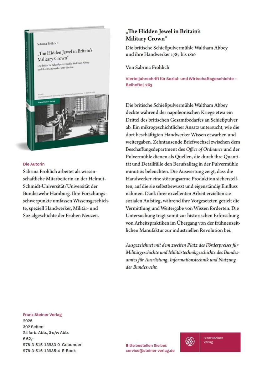 Mein Buch ist draußen. Ich bin sehr stolz und sehr dankbar! ❤️
#FranzSteinerVerlag