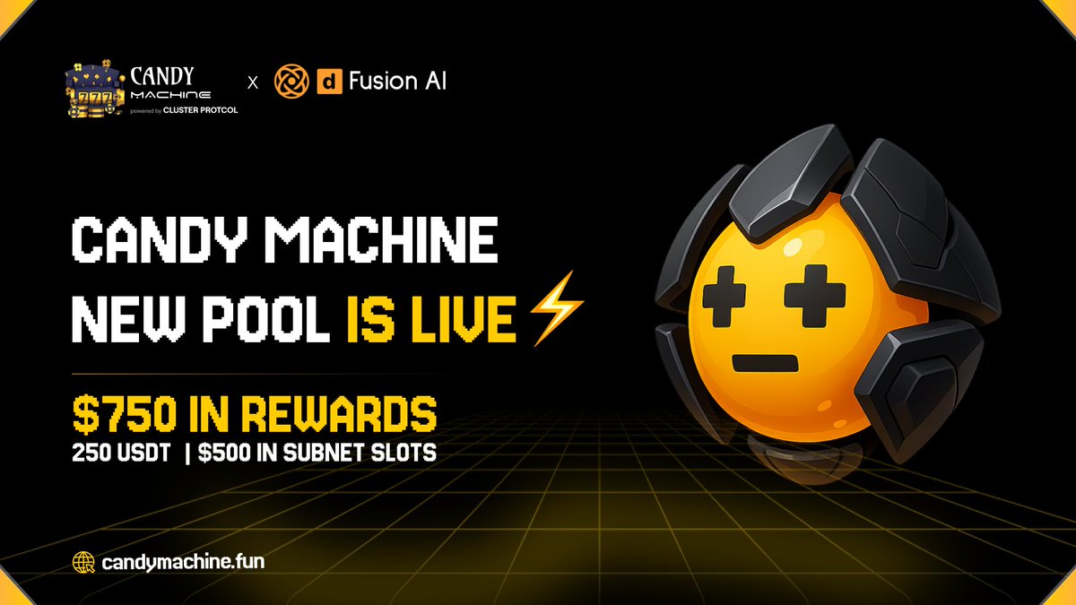 NEW AI VAULT LIVE

$750 Candy Machine Pool by <a href="/dFusionAI/">dFusion AI Protocol</a> 

dFusion AI is building a peer-to-peer data network for AI, powering the future Agentic Web.

🔥 Prize Breakdown:

💸 250 USDT. 
💎 $500 in Subnet Slots. 

Your mission: 

Outsmart the AI. Make it break its one rule: