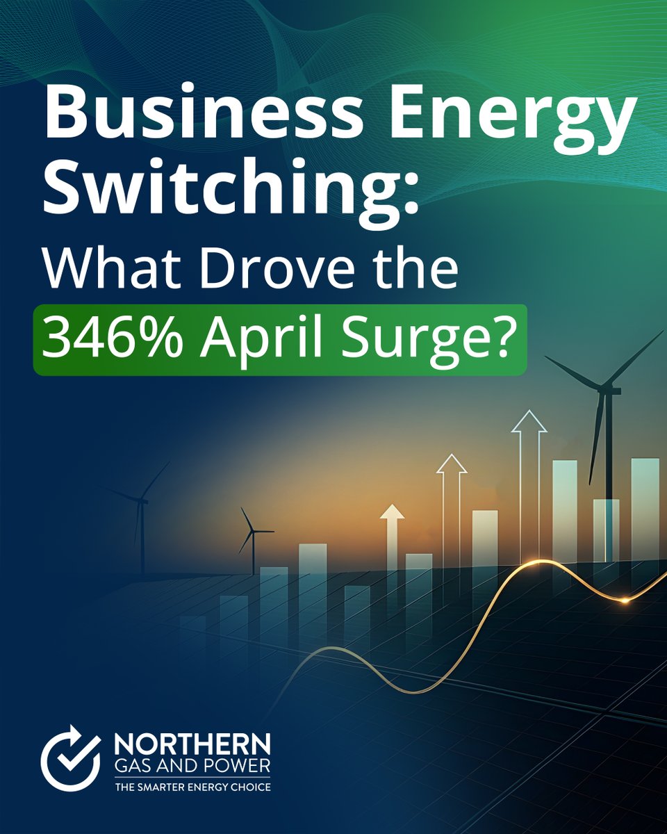 UK business energy switching spiked 346% in April. Costs rose, charges piled up, and better deals surfaced - so thousands made the move.

Still with the same supplier? It might be time to ask why.

Learn more in our latest blog 👇
ngpltd.co.uk/business-energ…