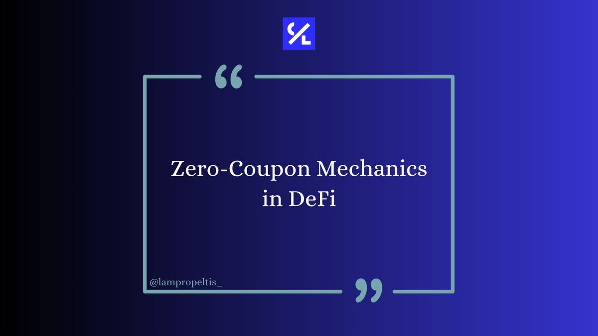 Lampropeltis (@lampropeltis_) on Twitter photo π Zero-Coupon Bonds in DeFi: Understanding clevCVX by <a href="/0xC_Lever/">0xCLever</a>
Traditional finance meets DeFi innovation! π¦β¨
clevCVX isnβt just another wrapped token β it behaves like a zero-coupon bond for CVX.
Whatβs a Zero-Coupon Bond? π
A bond sold at a discount that later redeems at π Zero-Coupon Bonds in DeFi: Understanding clevCVX by <a href="/0xC_Lever/">0xCLever</a>
Traditional finance meets DeFi innovation! π¦β¨
clevCVX isnβt just another wrapped token β it behaves like a zero-coupon bond for CVX.
Whatβs a Zero-Coupon Bond? π
A bond sold at a discount that later redeems at