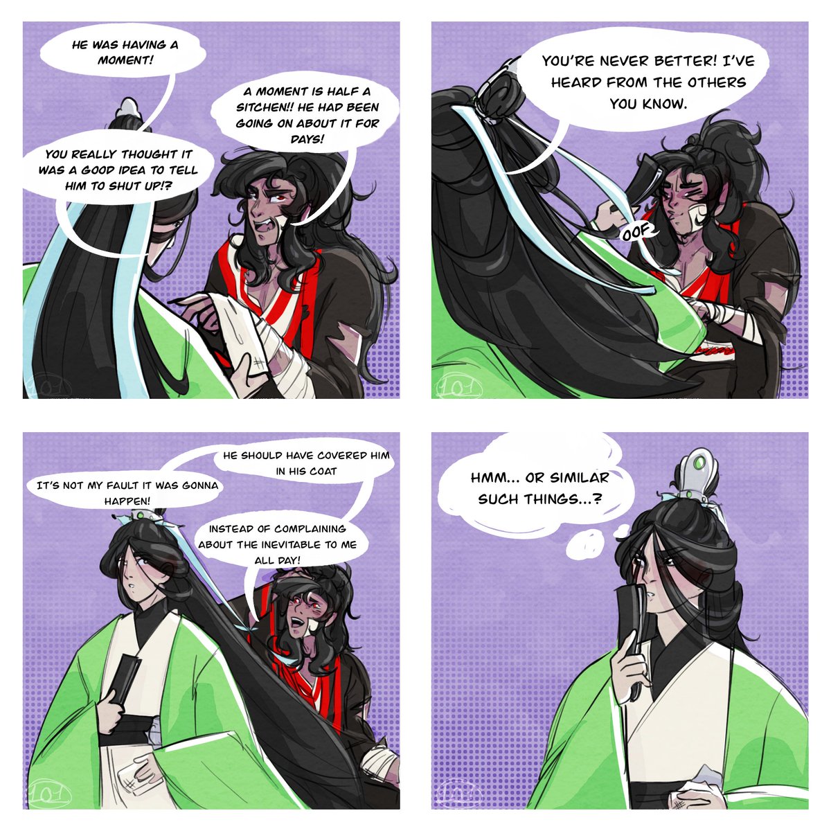 DrawtheMoon101's tweet image. MoShang Mini Comic Part 3
#svsss #ScumVillainsSelfSavingSystem #bingqiu #LuoBinghe #ShenQingqiu #luobinghexshenqingqiu #fanart #moshang