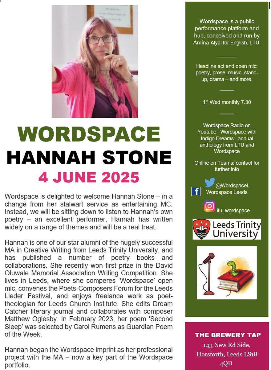 <a href="/LeedsTrinity/">Leeds Trinity University</a> <a href="/LTUEnglish/">LTUEnglish</a> A starry alumna of the Creative Writing MA!