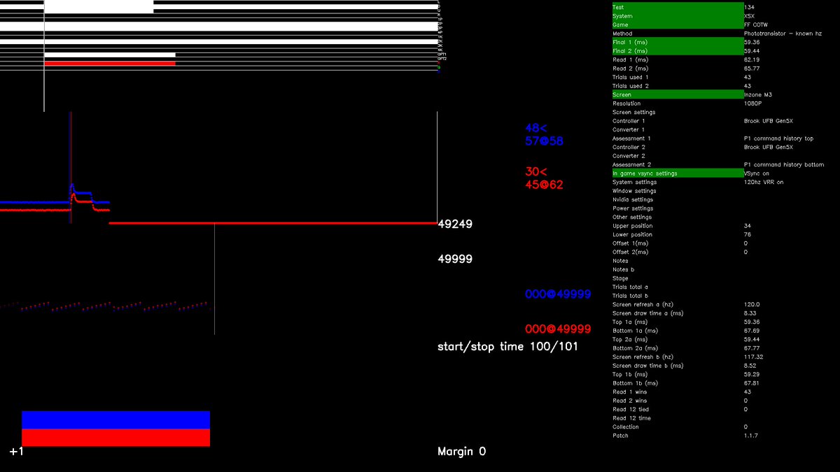 COTW XSX 1.1.7 patch

59ms with VSync on (same as before).

44ms/40ms with VSync off (improved).