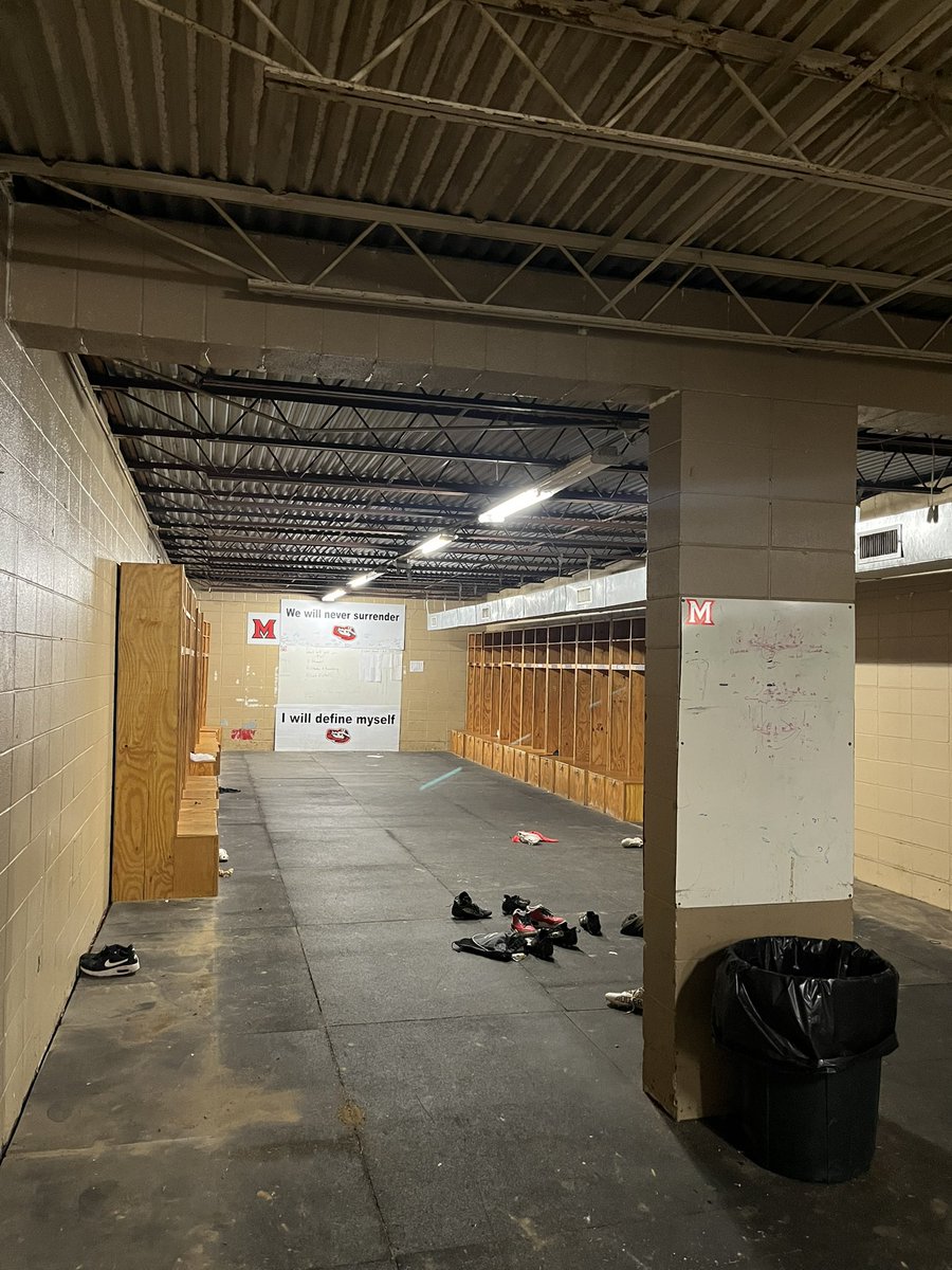🚨 Under Construction! 🚨 
A much-needed upgrade is underway for our Many High School field house! We appreciate the efforts of the Sabine Parish School Board, our School Board Members, and Many High School Administrators for investing in our future generations!  #manymade