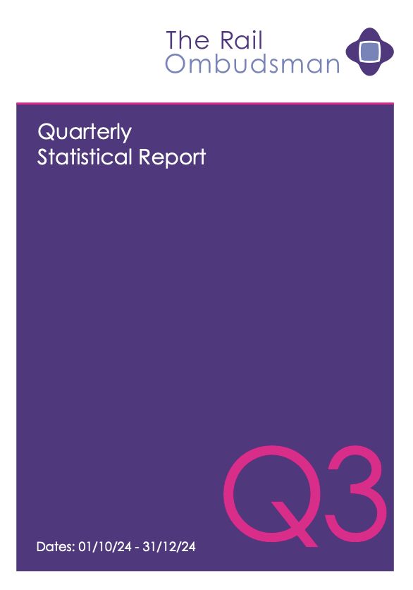 The Rail Ombudsman has released its quarterly statistical report for Q3, 2024/25.

To read the report please visit 🔗 lnkd.in/ejKNRxJR

#RailOmbudsman #OmbudsGroup #q3 #ADR #legal