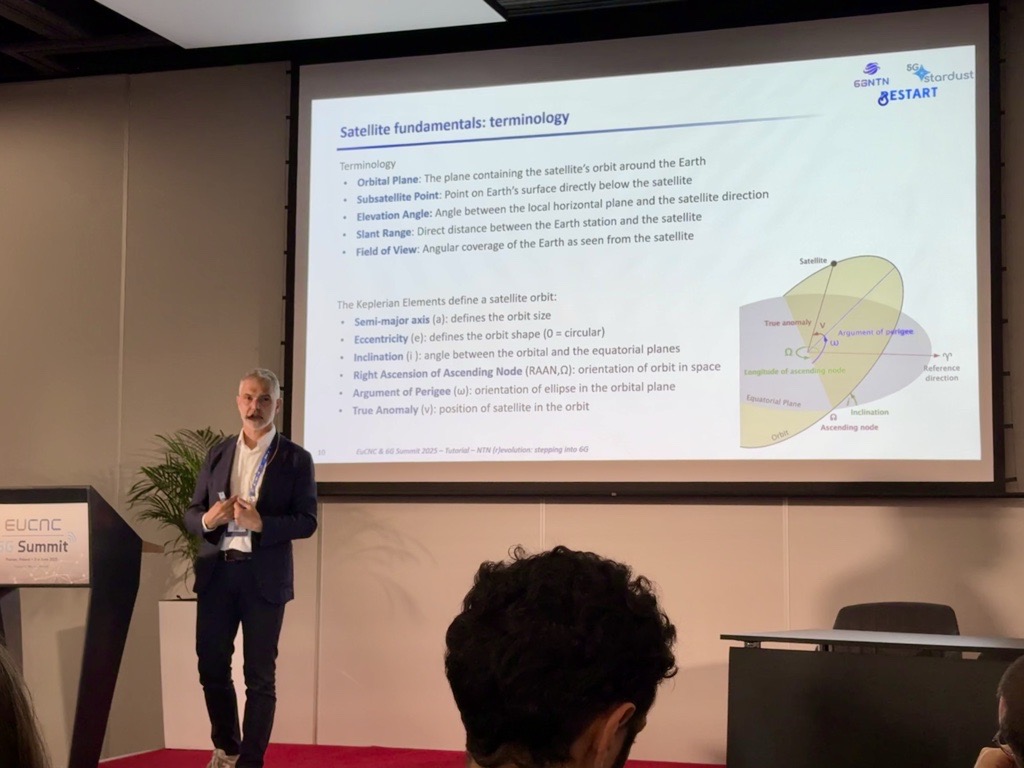 Happening Now at <a href="/EuCNC/">2025 EuCNC & 6G Summit</a> &amp; 6G Summit! 🌐

The 6G-NTN project, in collaboration with <a href="/5G_Stardust/">5G-STARDUST</a>, is hosting now Tutorial 1: "NTN (r)evolution: stepping into 6G" — a deep dive into the future of Non-Terrestrial Networks (NTN) and their pivotal role in 6G.

📍 Join us at Room 1F!