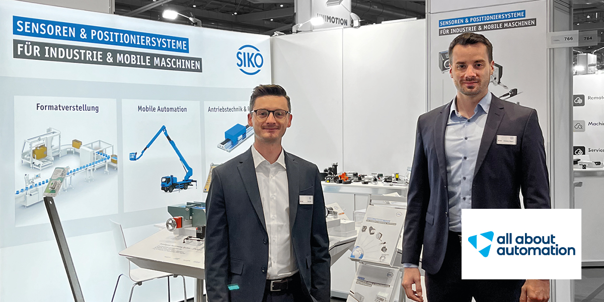 LIVE at #allaboutautomation in Hamburg 🤩

Experience us LIVE! Visit SIKO's booth and discover our innovative solutions.

You will find us in hall B6, booth 766, we look forward to your visit. 😊

#Sensorik #Sensoren #SIKO #Messtechnik