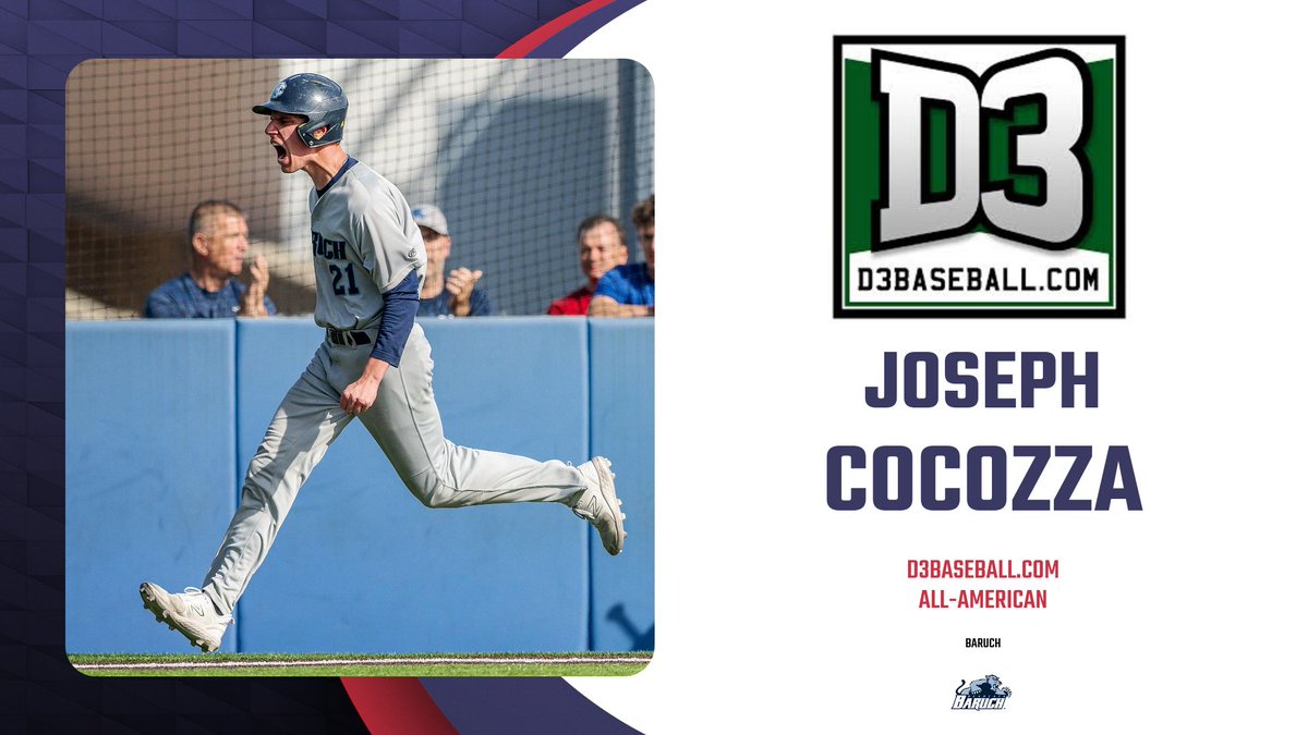 CUNY Athletic Conference (@cunyac) on Twitter photo BSB: <a href="/BaruchAthletics/">Baruch College Athletics</a> Joseph Cocozza Earns <a href="/d3baseball/">D3baseball</a> All-America Honors, Joseph Bello Named All-Region
cunyathletics.com/news/2025/6/3/โฆ
#d3baseball #TheCityPlaysHere BSB: <a href="/BaruchAthletics/">Baruch College Athletics</a> Joseph Cocozza Earns <a href="/d3baseball/">D3baseball</a> All-America Honors, Joseph Bello Named All-Region
cunyathletics.com/news/2025/6/3/โฆ
#d3baseball #TheCityPlaysHere