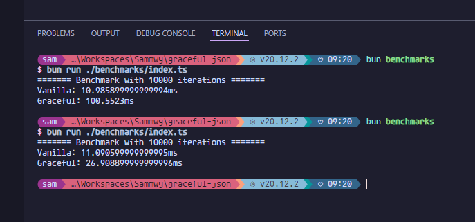 vql3n's tweet image. Le pedí a Claude que optimizara con magia negra el código de una librería que hice y que no rompa la funcionalidad.

WTF el resultado. Con 10k iteraciones pasó de 100ms a 26ms. Increíble.