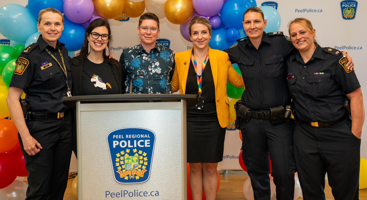 Yesterday <a href="/PeelPolice/">Peel Regional Police</a> we raised the pride flag at Headquarters.This is important as it sends a powerful message to our community&amp;our members of inclusion, respect&amp;progress.While we have come a long way, the work is far from over. Happy Pride!Thank you to all who came to support!