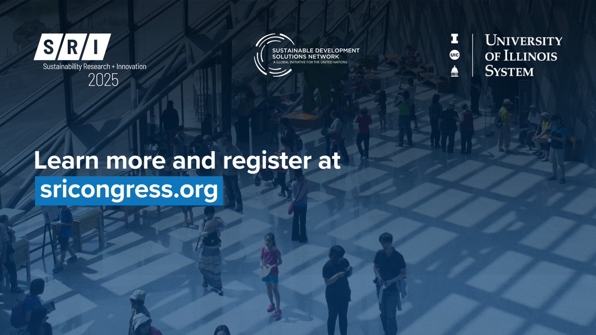 SDSN (@unsdsn) on Twitter photo 📣 SDSN Breakout Sessions at <a href="/SRICongress/">Sustainability Research & Innovation Congress</a>!
From climate resilience to community-led #SDG reviews, the <a href="/UNSDSN/">SDSN</a> will lead #SRI2025 breakout sessions spotlighting real-world strategies for sustainable development.
🗓️ Explore our sessions & register: unsdsn.org/news/sdsn-to-l… 📣 SDSN Breakout Sessions at <a href="/SRICongress/">Sustainability Research & Innovation Congress</a>!
From climate resilience to community-led #SDG reviews, the <a href="/UNSDSN/">SDSN</a> will lead #SRI2025 breakout sessions spotlighting real-world strategies for sustainable development.
🗓️ Explore our sessions & register: unsdsn.org/news/sdsn-to-l…