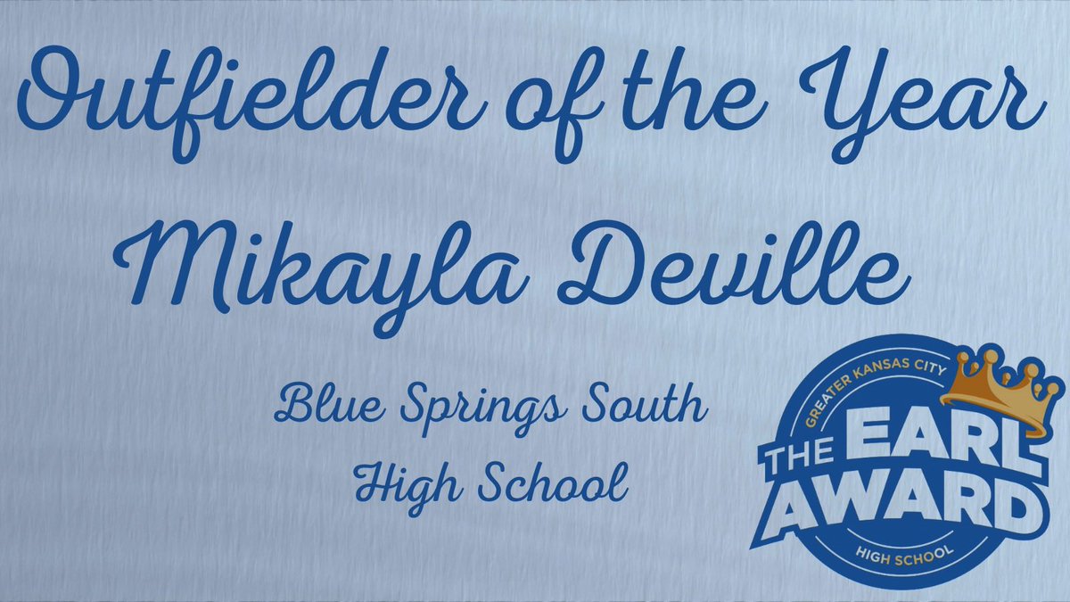 @TheEarlAwards (@theearlawardkc) on Twitter photo Congratulations to Earl Award winner for Outfielder of the Year, <a href="/Mikayla_Deville/">Mikayla Deville</a> from <a href="/BSSJagsSoftball/">π₯ Jags Softball π₯</a>! Congratulations to Earl Award winner for Outfielder of the Year, <a href="/Mikayla_Deville/">Mikayla Deville</a> from <a href="/BSSJagsSoftball/">π₯ Jags Softball π₯</a>!