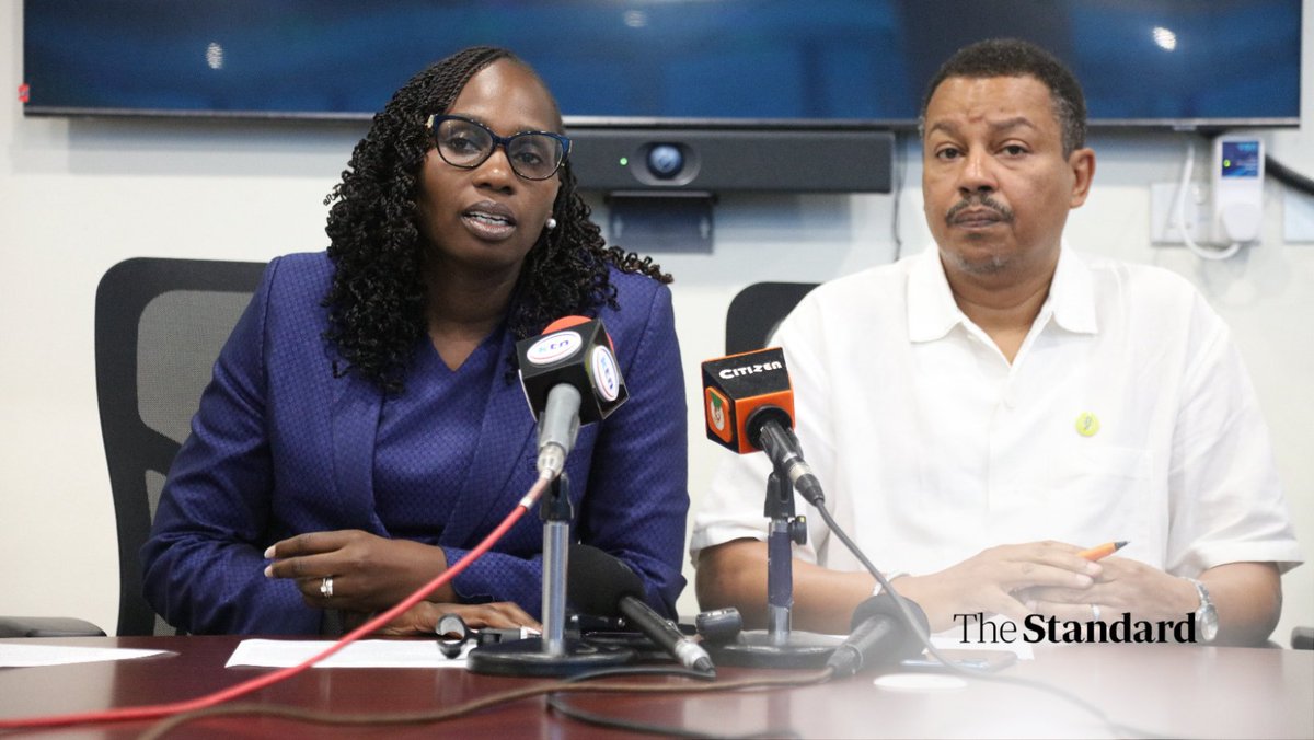 Left to Right: Law Society of Kenya (LSK) President Faith Odhiambo, ICJ Kenya Executive Director Eric Mukoya, and Amnesty International Kenya Director Houghton Irungu during a press briefing. They called on the East African Community and the international community to demand that