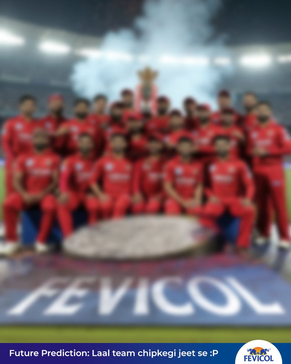 Let's stick to keeping this a secret between us, okay? ;)

#Finals #RCBvsPBKS #FevicolKaJod #MazbootJod