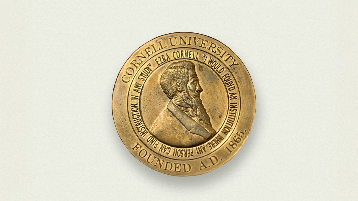 That diploma hanging on your wall bears a miniature artwork—the Great Seal—connecting it to more than a century and a half of Big Red history. It’s just a year younger than the University itself: trustees authorized the creation of a Cornell seal in 1866, at their fourth official