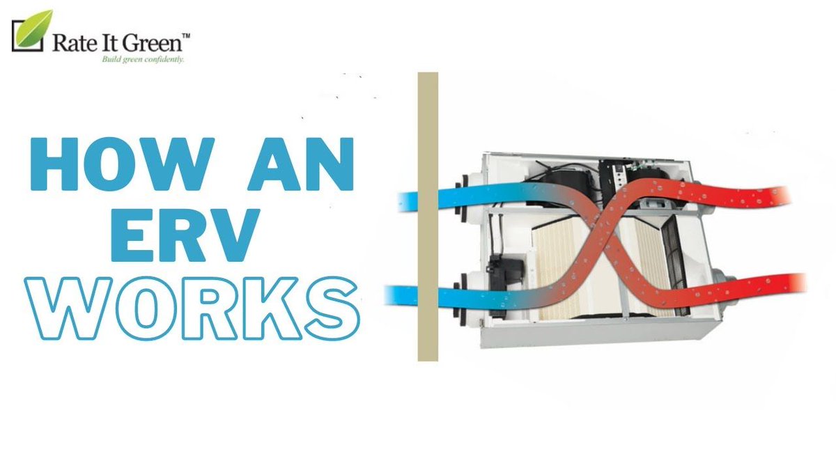 Whole House Energy Recovery Ventilators (ERVs) Explained by @Panasonic: buff.ly/GsySIXl <a href="/PanasonicNA/">Panasonic North America</a> #ERV #ventilation #airquality #indoorairquality #HVAC #filtration #humidity #energyefficiency #greenbuilding #building #home #health #healthybuilding #sustainability #IAQ