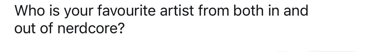 Inside of nerdcore, I know they my dawgs but I’ve truly been bumping TSUYO and Red Rob a lot lately. Outside of nerdcore. I’ve been rocking a lot with Lil Tecca, Sleep Theory.
