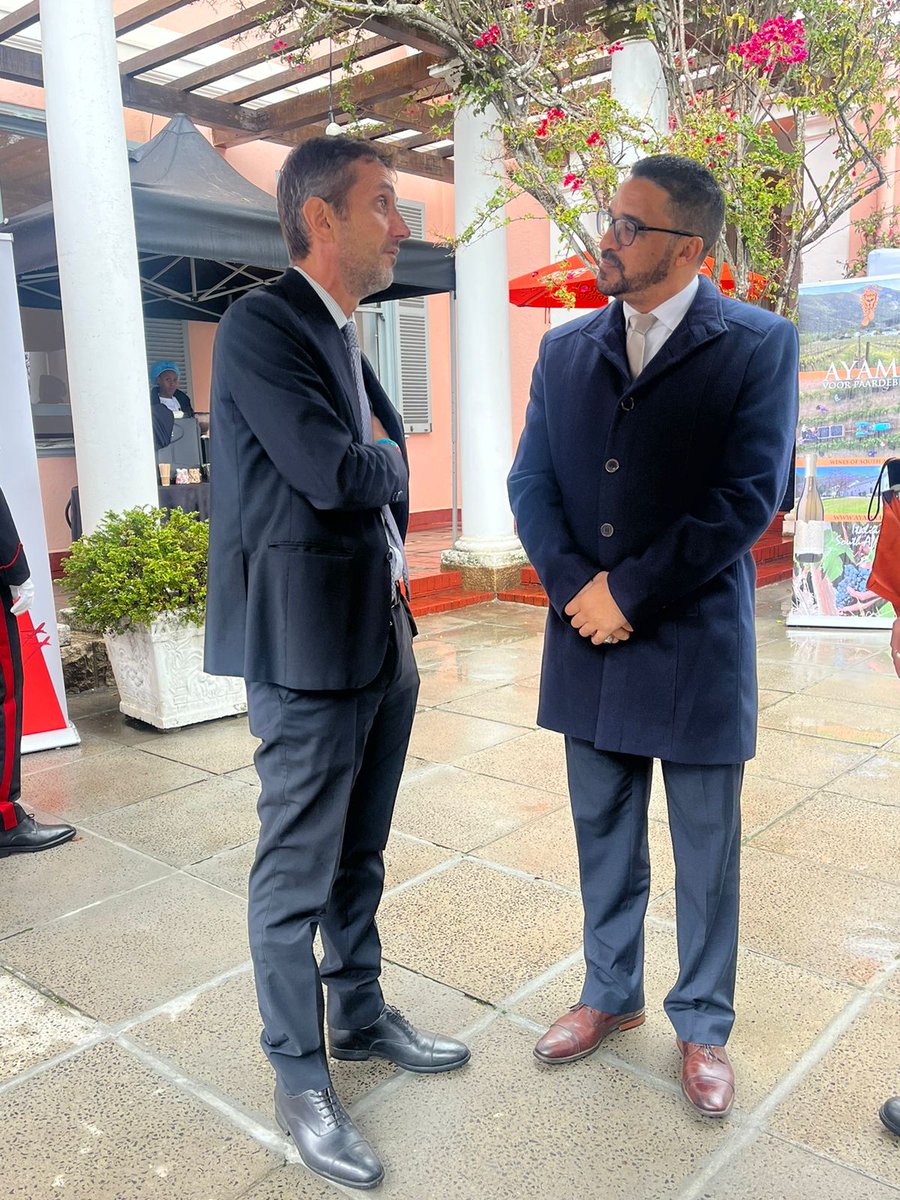 Honoured to mark Italy’s National Day with Ambassador Alberto Vecchi &amp; Consul Giulio Mignacca.

Italy and the Western Cape enjoy a strong partnership and we look forward to strengthening this relationship as we work to grow a R1 trillion Western Cape economy by 2035. #ForYou