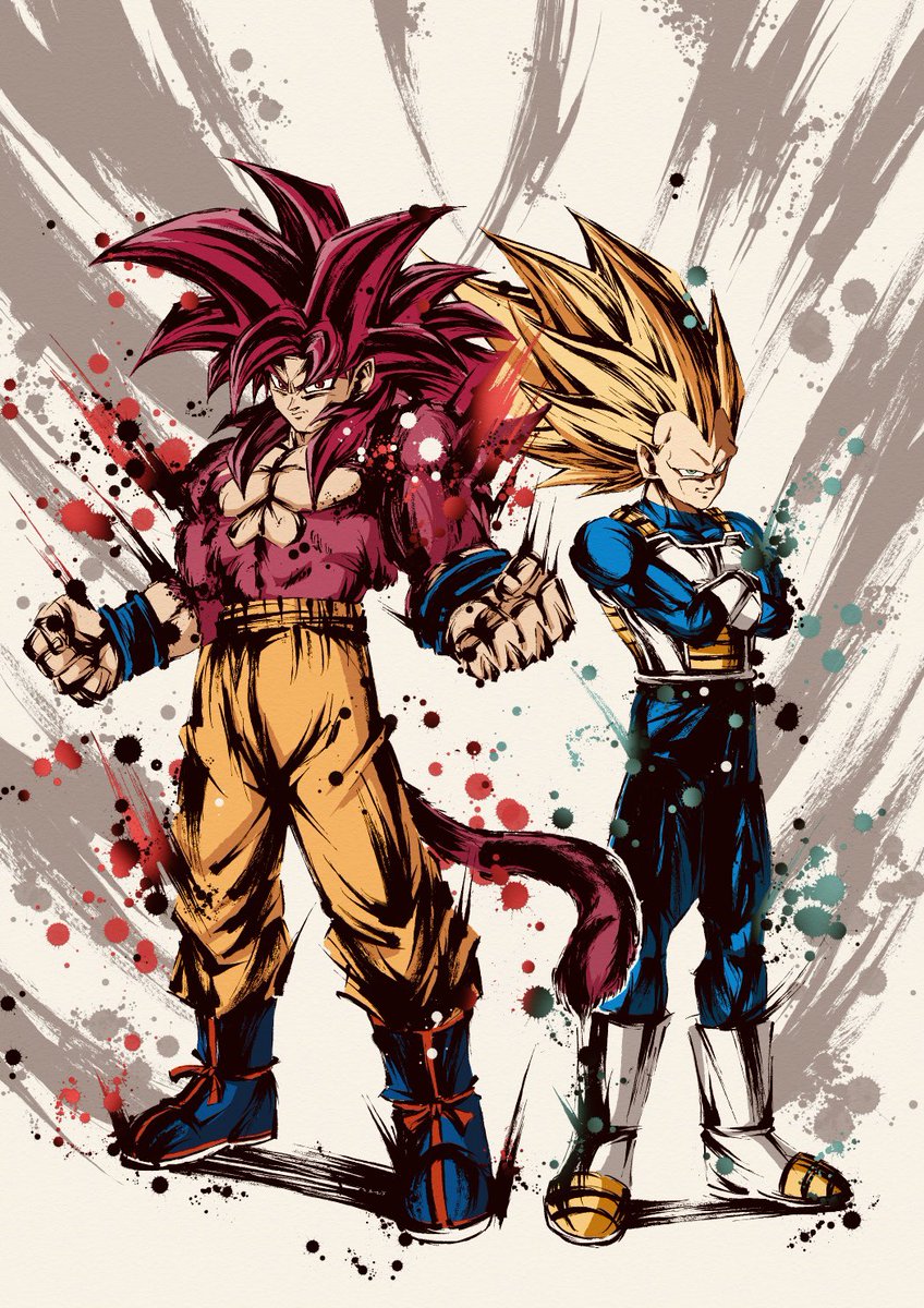 spmjg7's tweet image. 色あり悟空 ベジータ
 #ドラゴンボール
#ドラゴンボールDAIMA