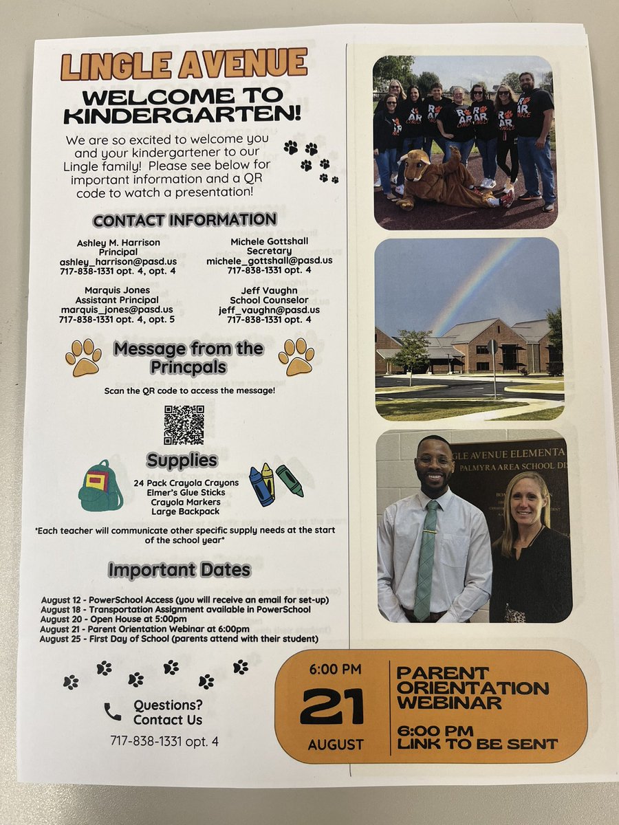 Lingle Avenue Elementary School (@lingleaveelem) on Twitter photo The stage is set and we are ready welcome our newest little Kindergarten Cougars for the 2025-2026 school year! Kindergarten Screening Day is here!! <a href="/PalmyraSchools/">Palmyra Area SD</a> The stage is set and we are ready welcome our newest little Kindergarten Cougars for the 2025-2026 school year! Kindergarten Screening Day is here!! <a href="/PalmyraSchools/">Palmyra Area SD</a>