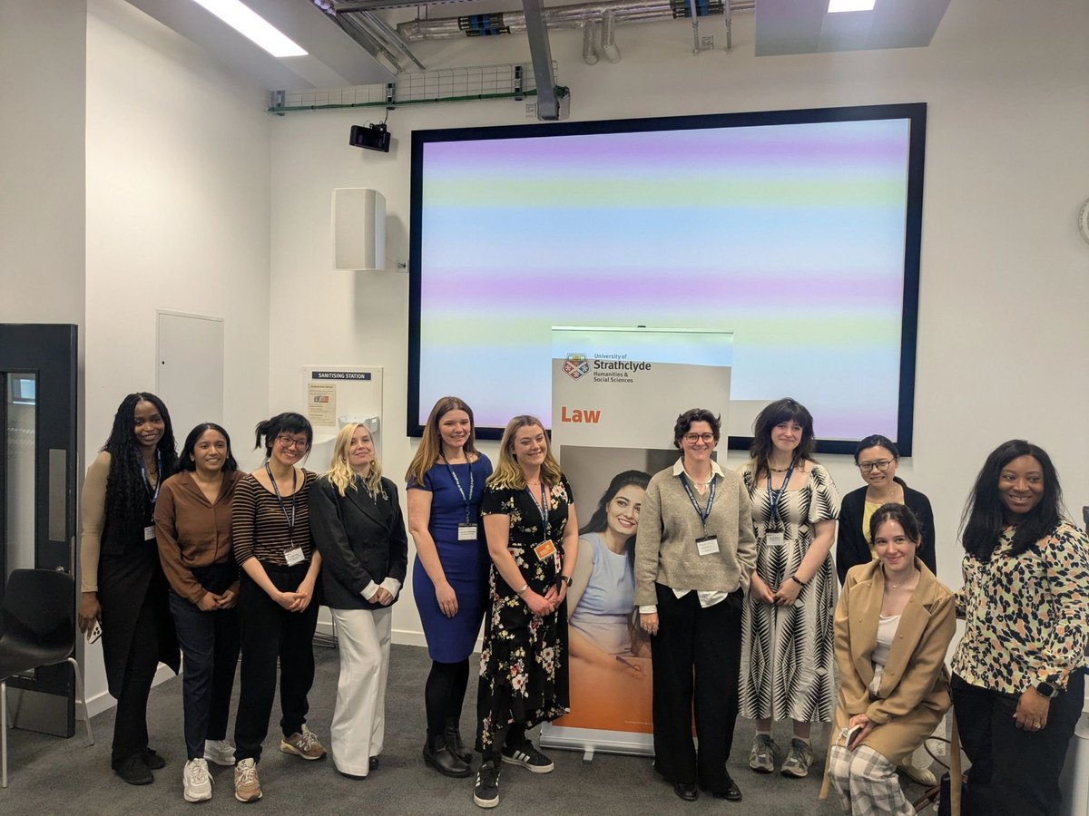 PJCReilly's tweet image. Big thanks to @lawstrath for organising the PGR conference. After presenting my paper on the legal feminism panel, I got some great questions including an interesting take on the benefits and shortfalls of external investigatory bodies which I look forward to thinking on more.