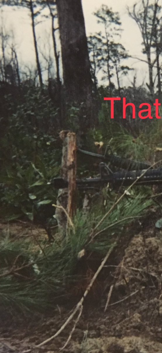 That’s a blank firing adaptor, and you are at camp lejeune in North Carolina. I can tell by the hurricane damaged trees.